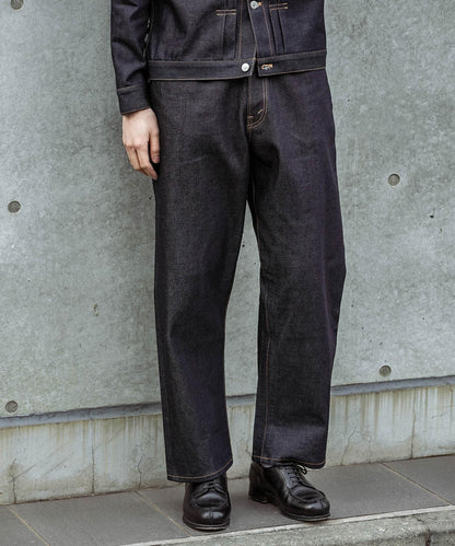 皮馬棉 寬鬆 DENIM PANTS 牛仔褲 #JAY
