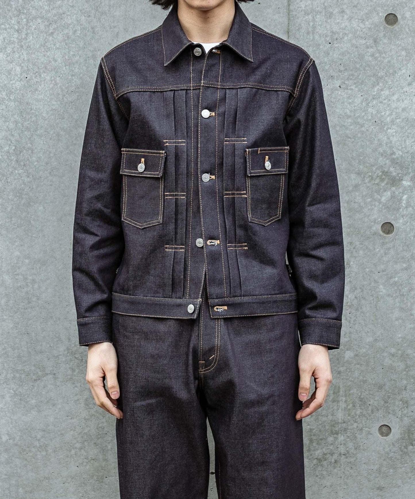 SHIOTA 皮馬棉DENIM JACKET 牛仔夾克 BEN款