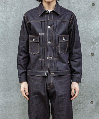 SHIOTA 皮馬棉DENIM JACKET 牛仔夾克 BEN款