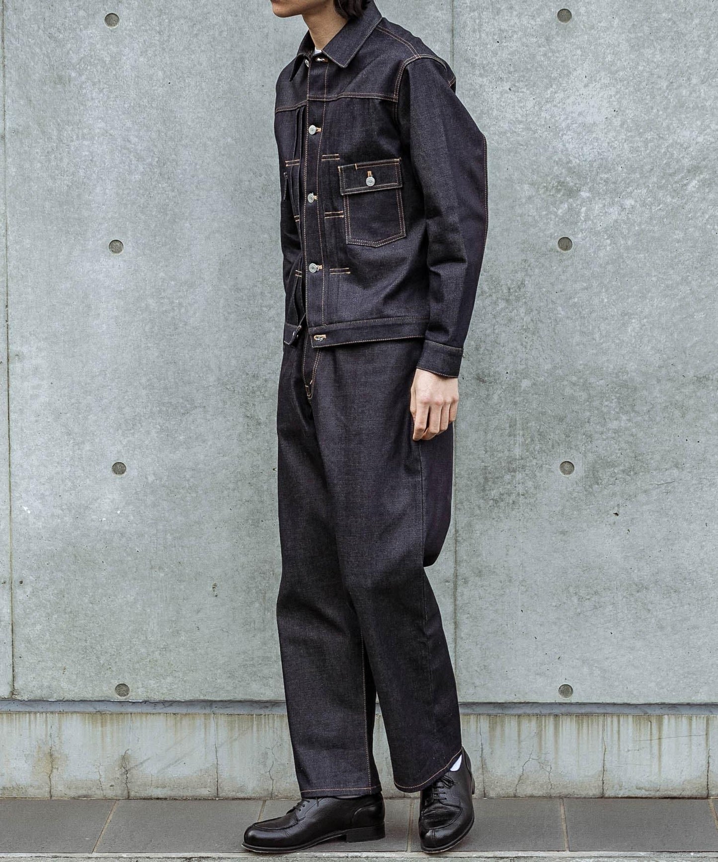 皮馬棉 寬鬆 DENIM PANTS 牛仔褲 #JAY