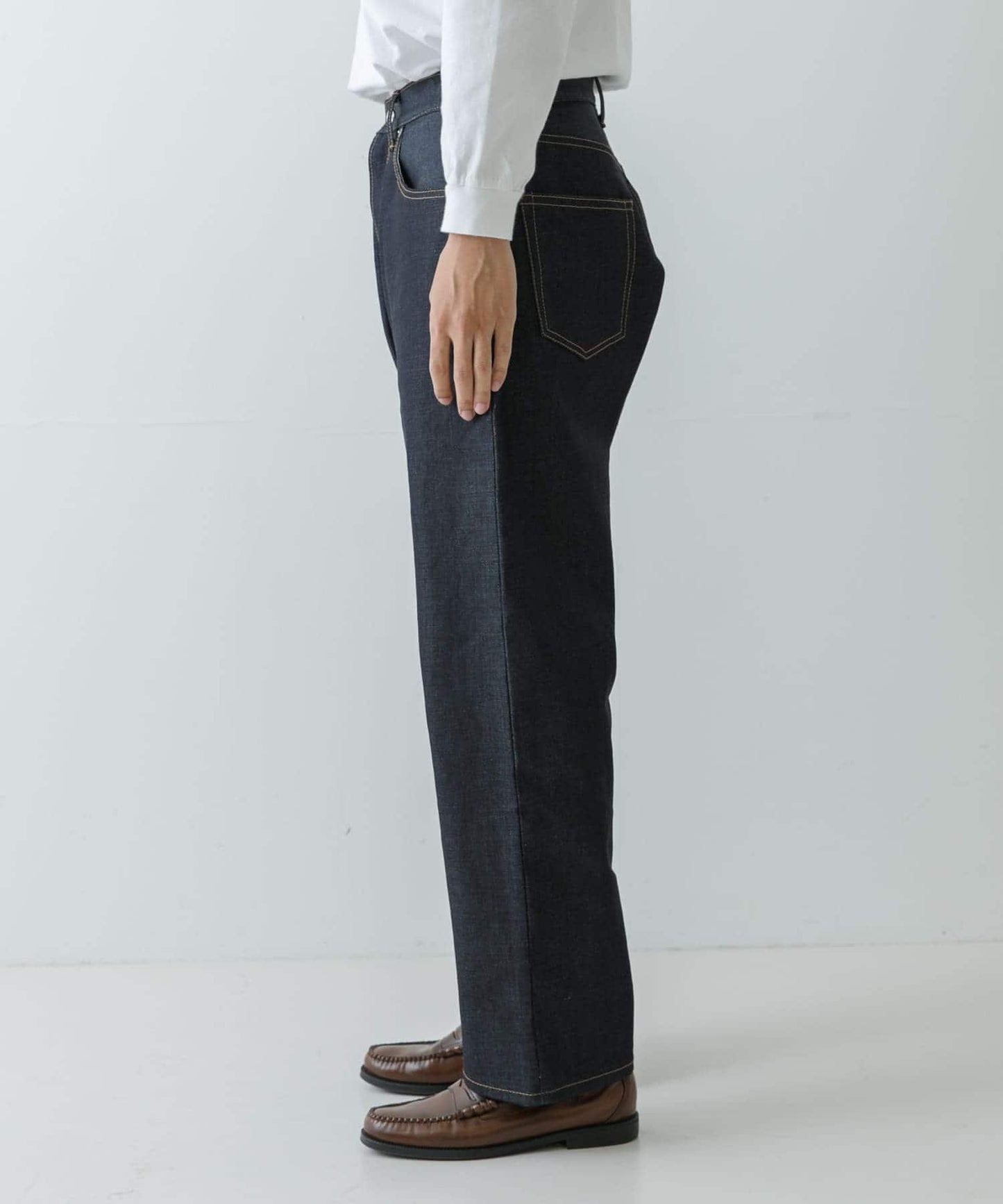 皮馬棉 寬鬆 DENIM PANTS 牛仔褲 #JAY