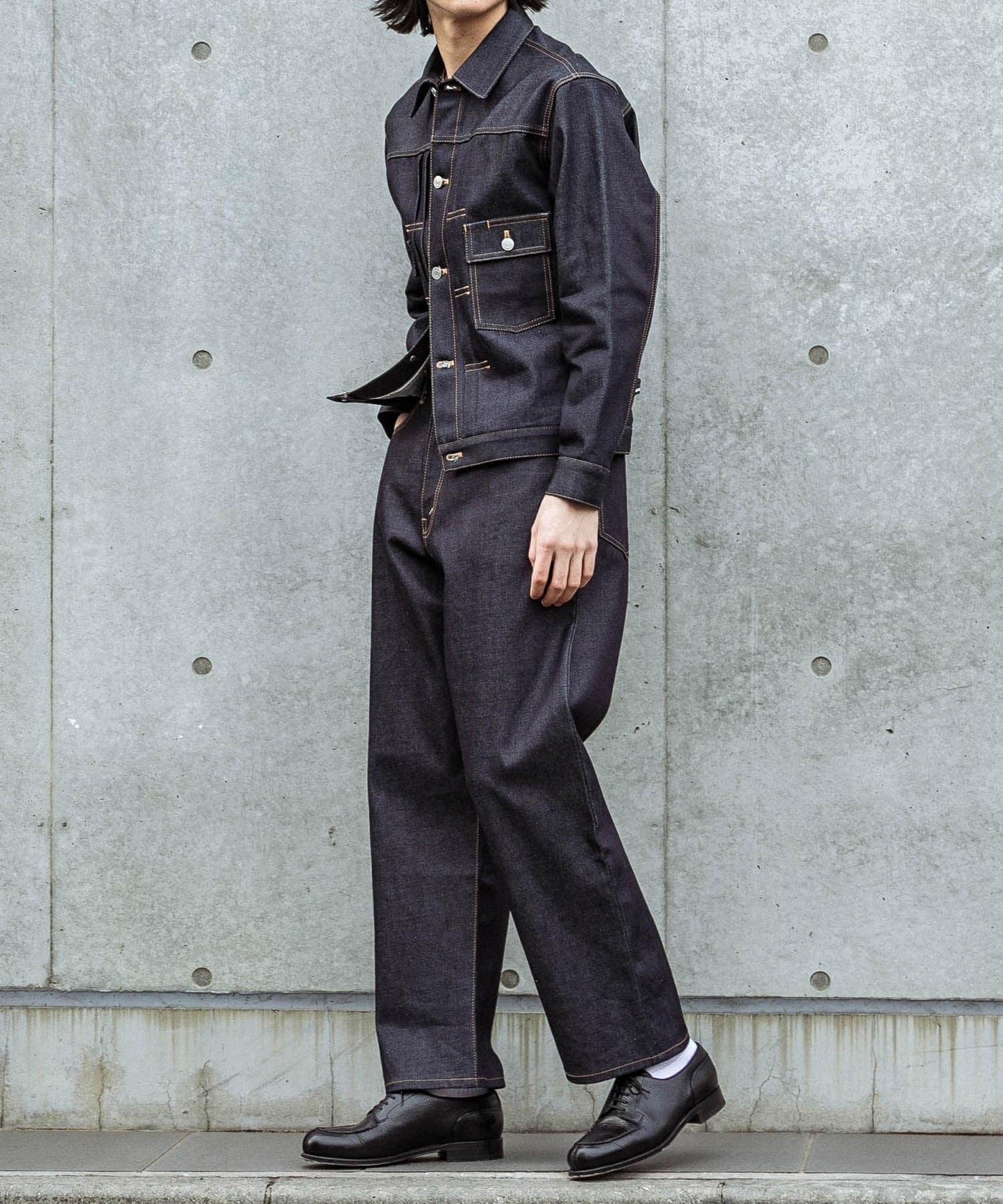 SHIOTA 皮馬棉DENIM JACKET 牛仔夾克 BEN款
