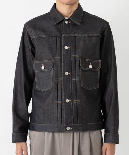 SHIOTA 皮馬棉DENIM JACKET 牛仔夾克 BEN款