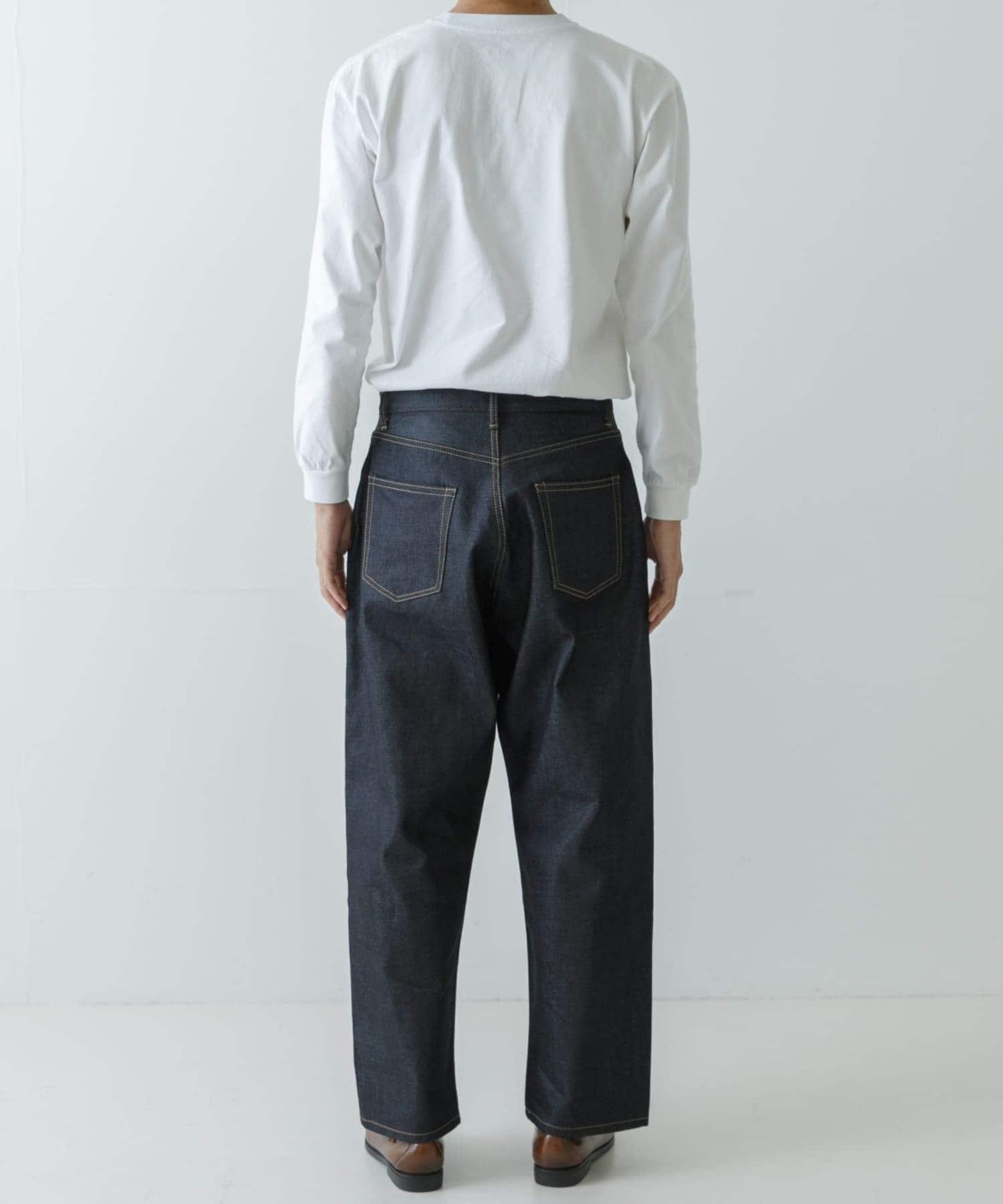 皮馬棉 寬鬆 DENIM PANTS 牛仔褲 #JAY