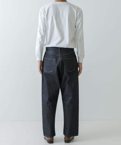 皮馬棉 寬鬆 DENIM PANTS 牛仔褲 #JAY