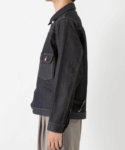 SHIOTA 皮馬棉DENIM JACKET 牛仔夾克 BEN款