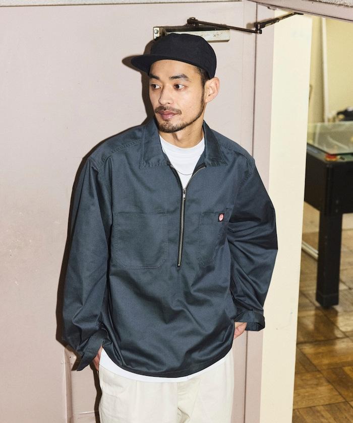 RED KAP × FREAK'S STORE 聯名 半拉鍊套頭長袖襯衫