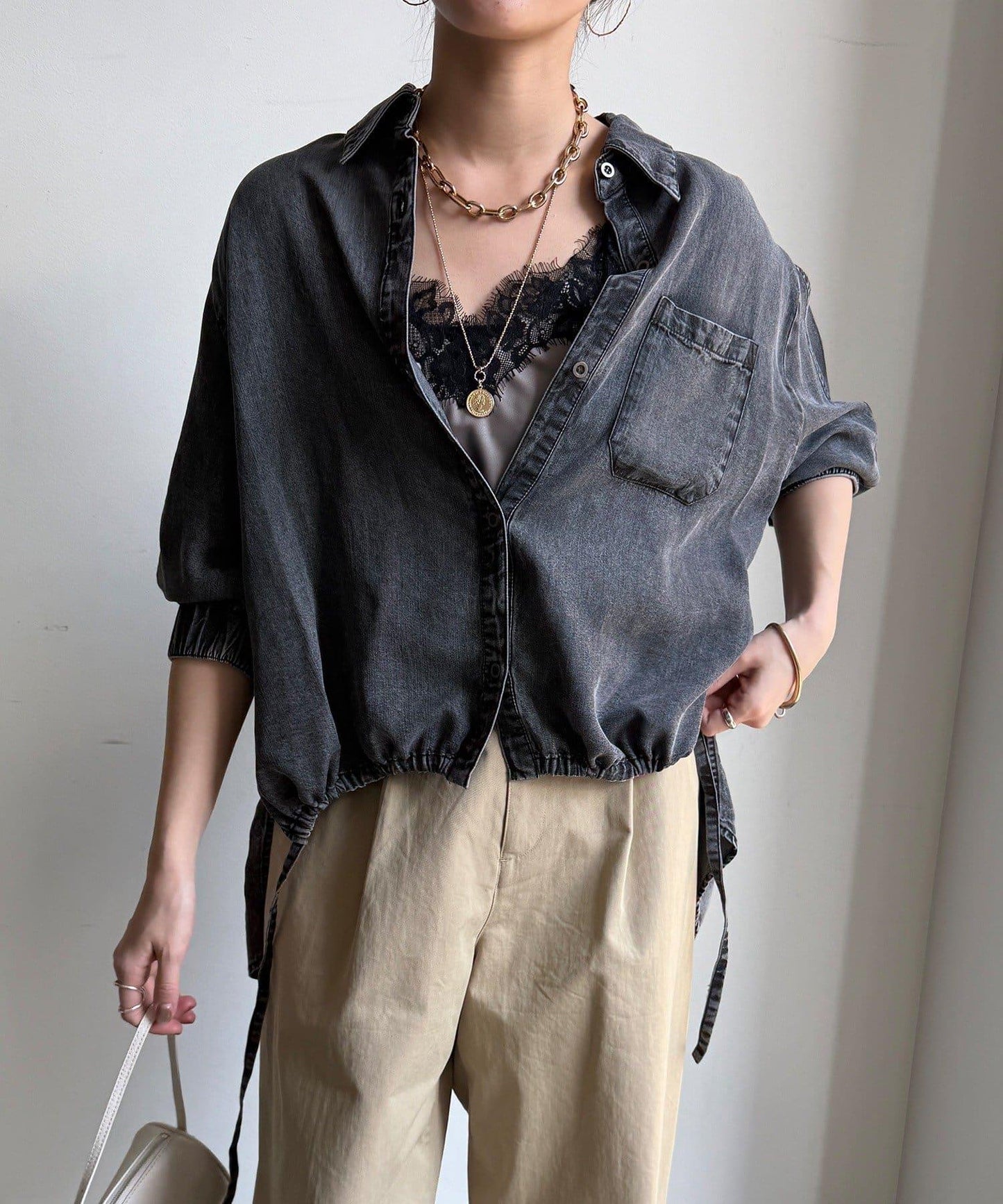 萊賽爾牛仔襯衫