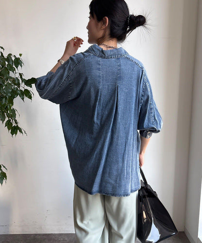 萊賽爾牛仔襯衫