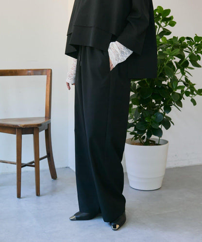 機洗可 全鬆緊腰 顯腿型 休閒褲 SUM1 STYLE