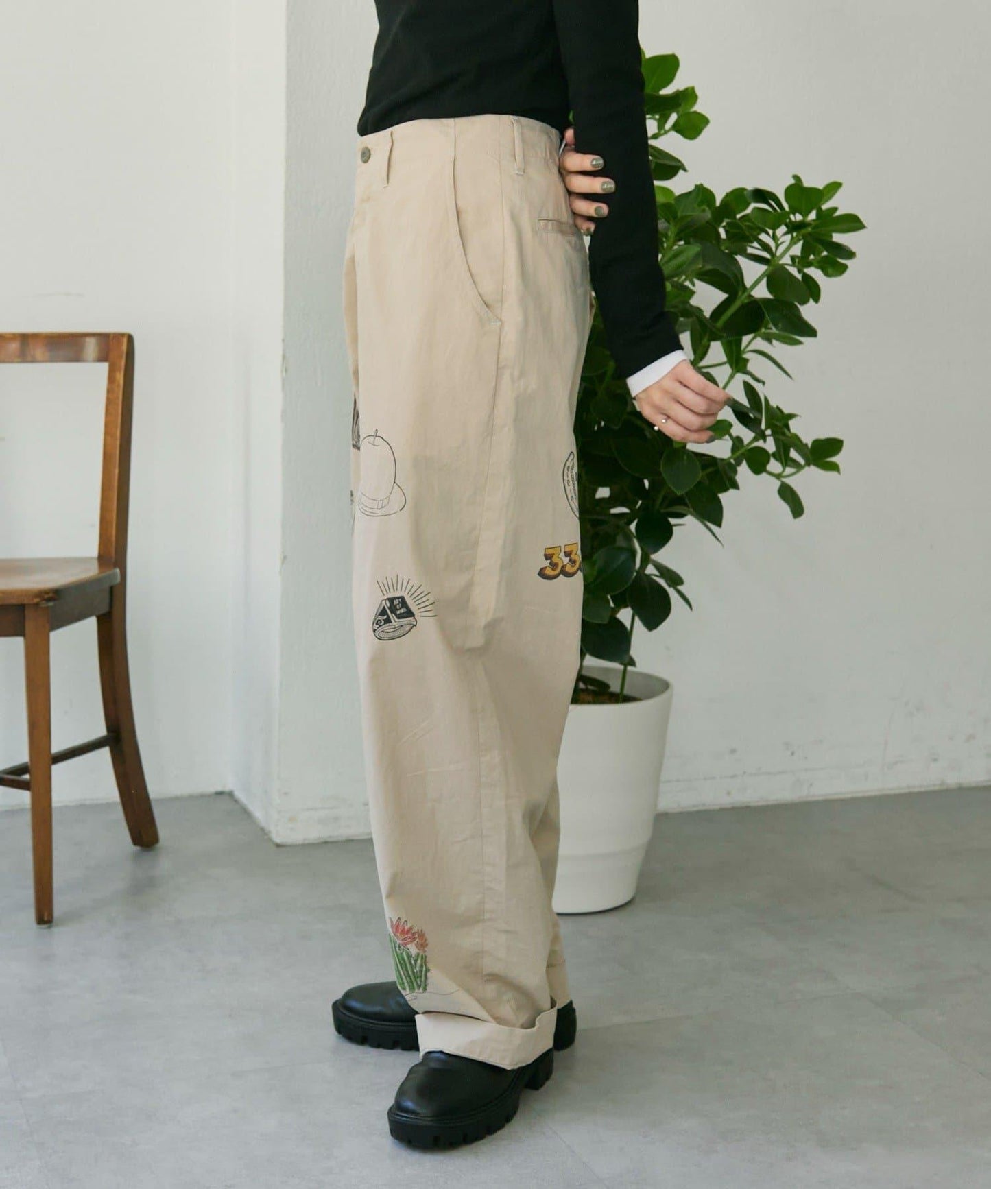 100%純棉 動物圖案 牛仔褲 Work of art Kendai×SUM1 STYLE 聯名款