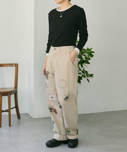 100%純棉 動物圖案 牛仔褲 Work of art Kendai×SUM1 STYLE 聯名款
