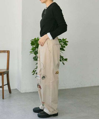 100%純棉 動物圖案 牛仔褲 Work of art Kendai×SUM1 STYLE 聯名款