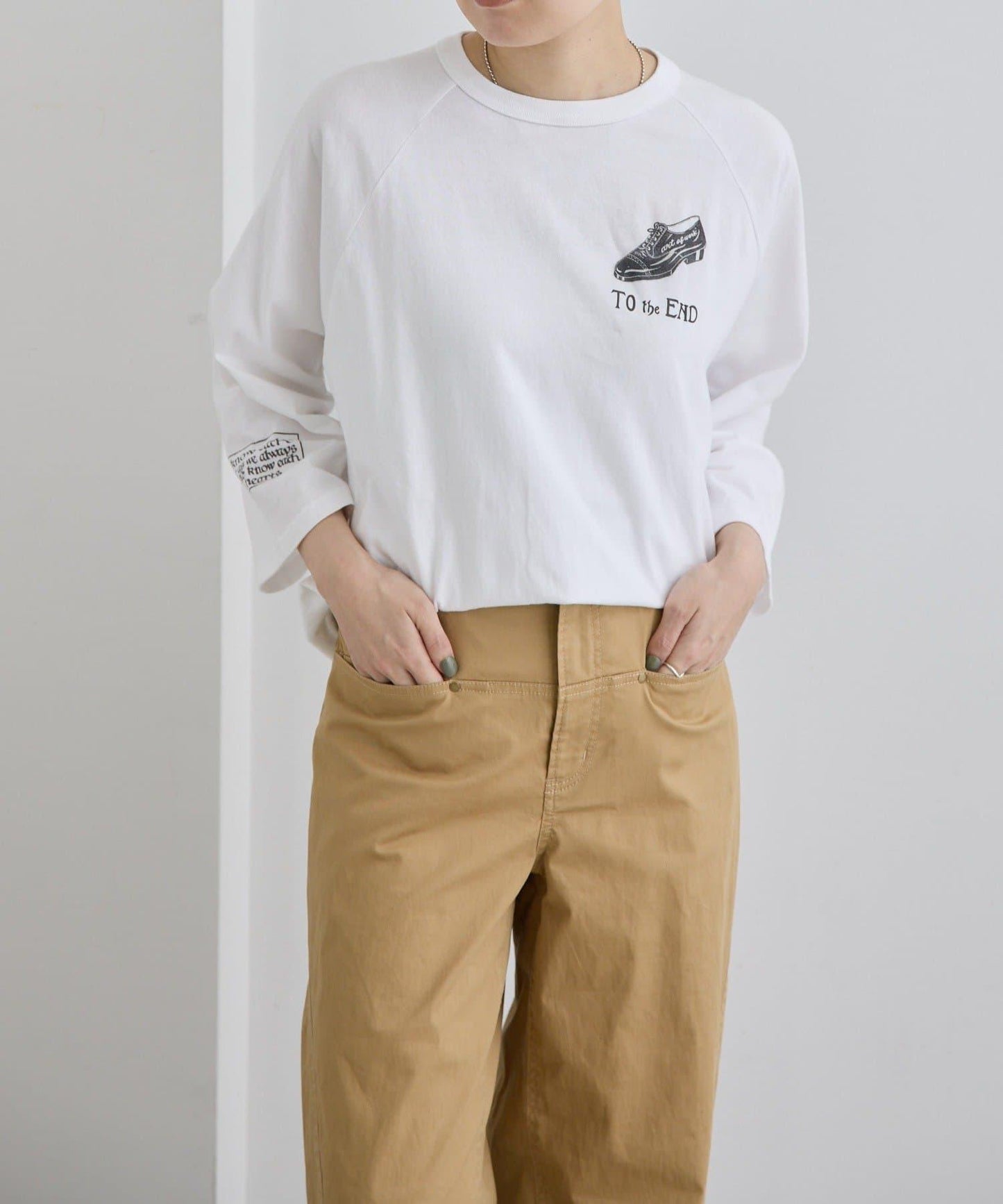 純棉 動物圖案 八分袖 Work of art Kendai×SUM1 STYLE 特別款 T恤