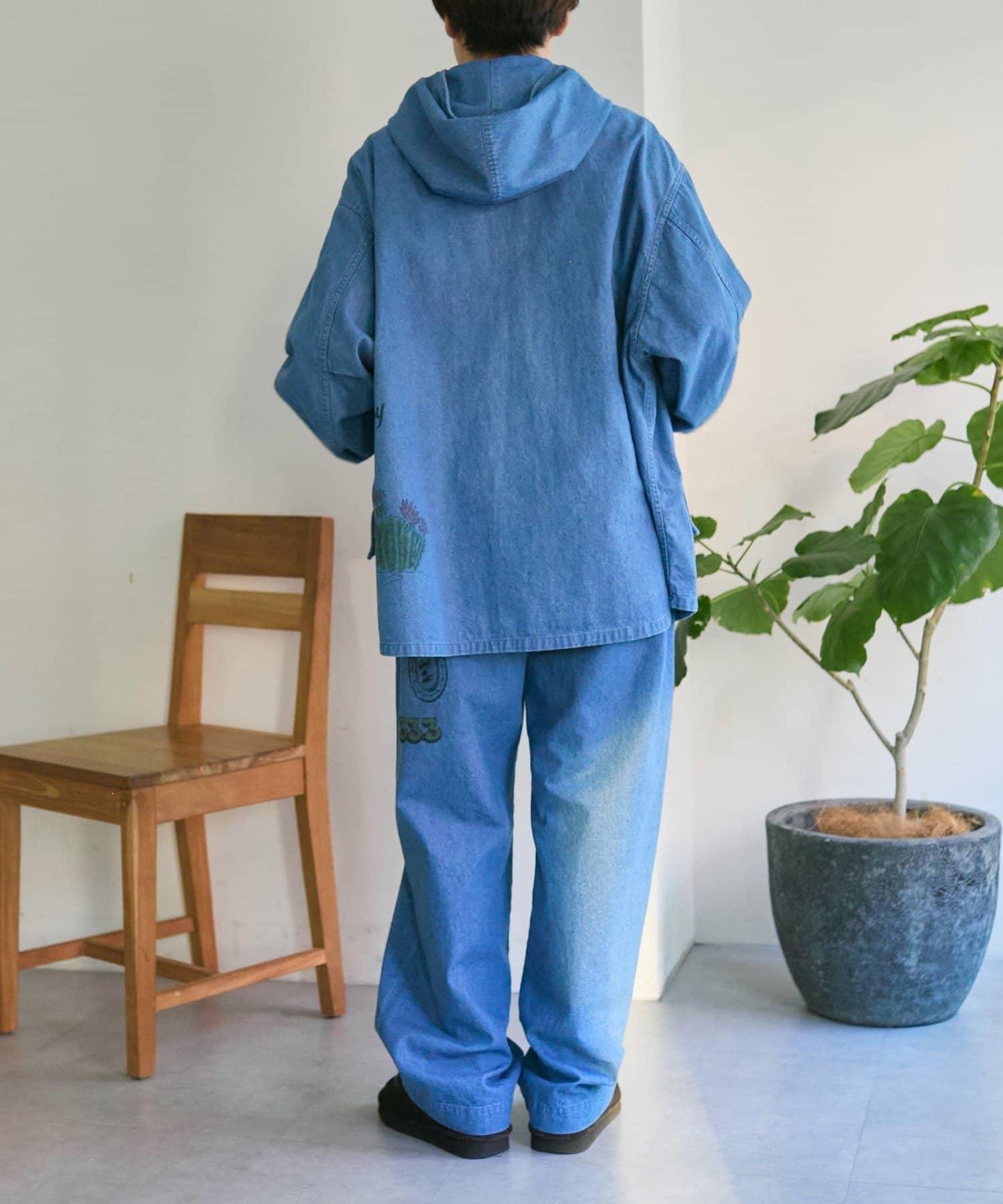100%純棉 動物圖案 牛仔褲 Work of art Kendai×SUM1 STYLE 聯名款