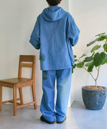 100%純棉 動物圖案 牛仔褲 Work of art Kendai×SUM1 STYLE 聯名款