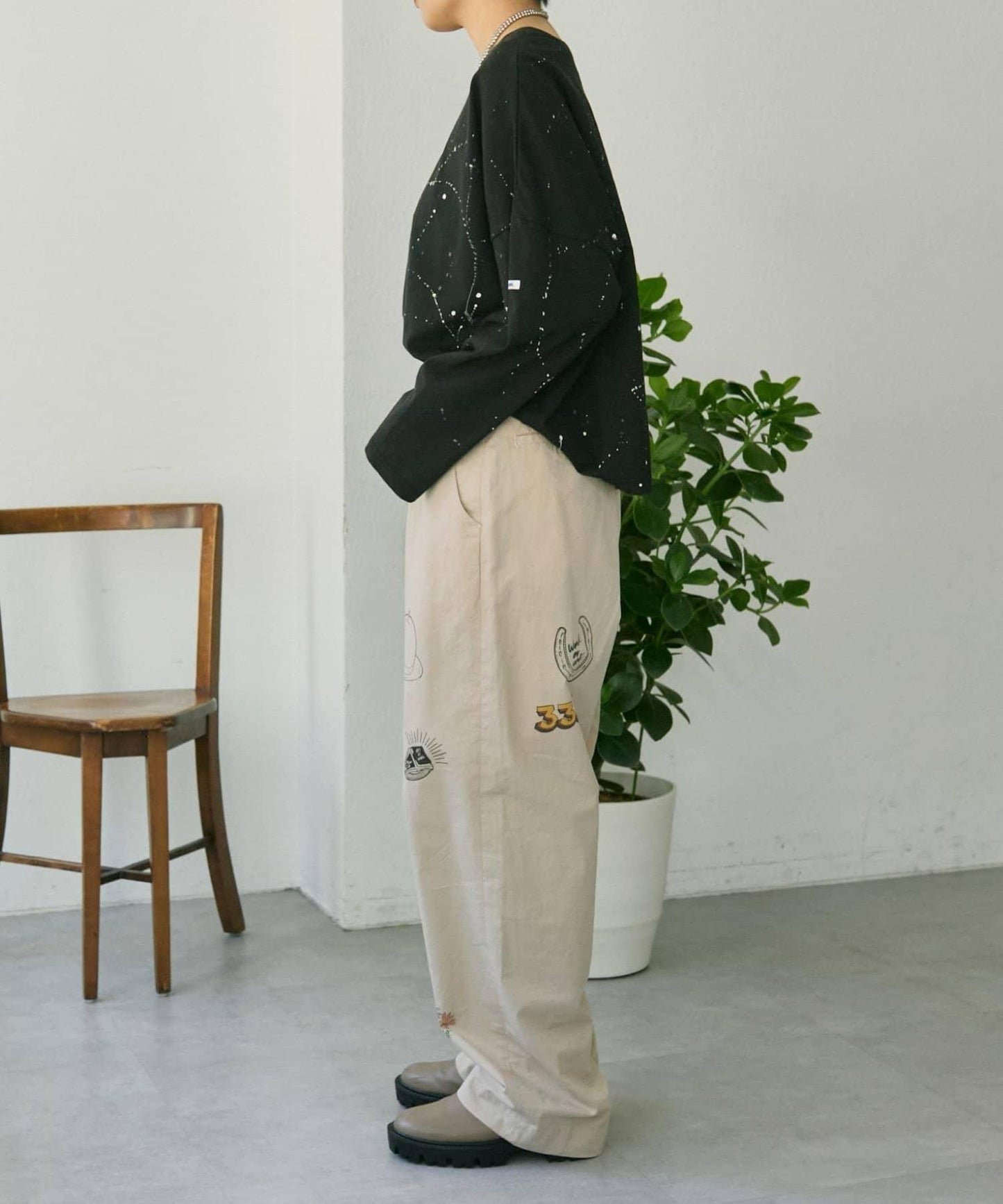 100%純棉 動物圖案 牛仔褲 Work of art Kendai×SUM1 STYLE 聯名款