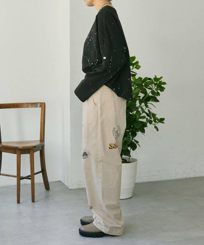 100%純棉 動物圖案 牛仔褲 Work of art Kendai×SUM1 STYLE 聯名款