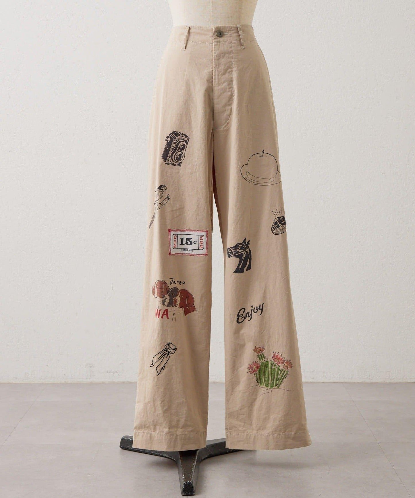 100%純棉 動物圖案 牛仔褲 Work of art Kendai×SUM1 STYLE 聯名款