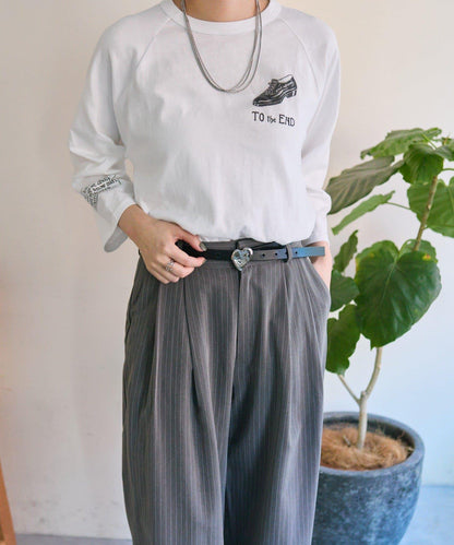 純棉 動物圖案 八分袖 Work of art Kendai×SUM1 STYLE 特別款 T恤