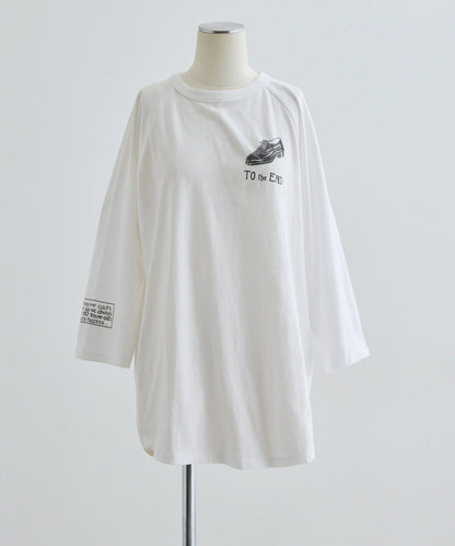 純棉 動物圖案 八分袖 Work of art Kendai×SUM1 STYLE 特別款 T恤