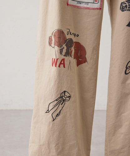 100%純棉 動物圖案 牛仔褲 Work of art Kendai×SUM1 STYLE 聯名款