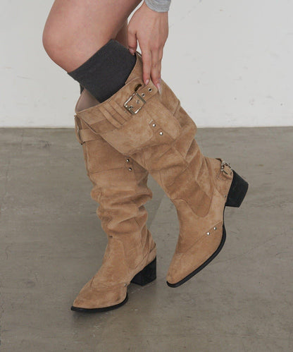 帶扣長靴