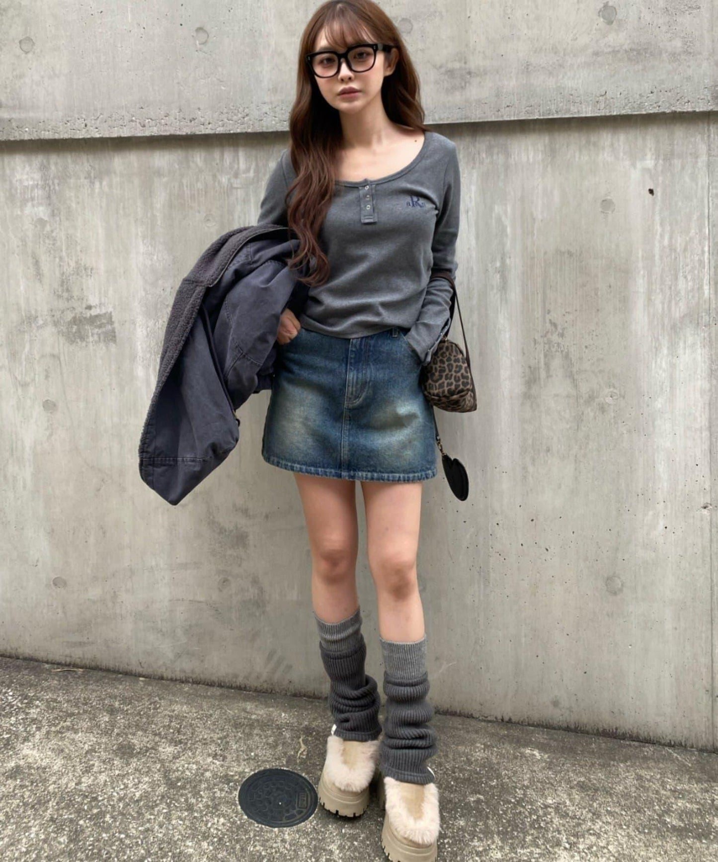 RAY CASSIN 拼色腿套