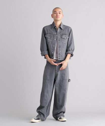 HEMP WASHED DOUBLE KNEE 褲子