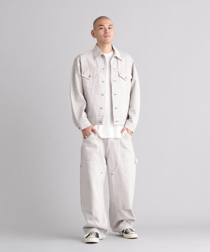 HEMP WASHED DOUBLE KNEE 褲子
