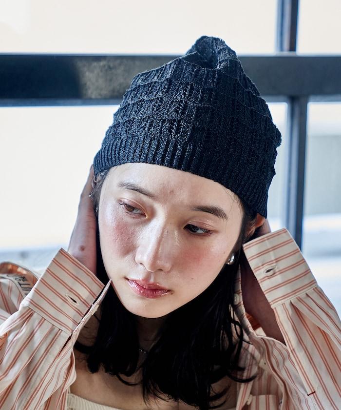 鉤編針織帽