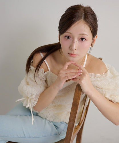 可成套搭配 泡泡袖 女襯衫