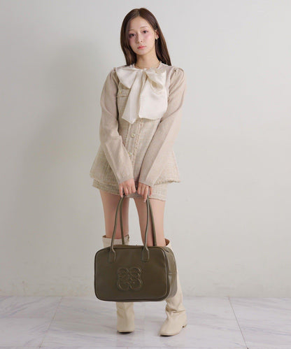 Carry-on 壓紋Logo 包