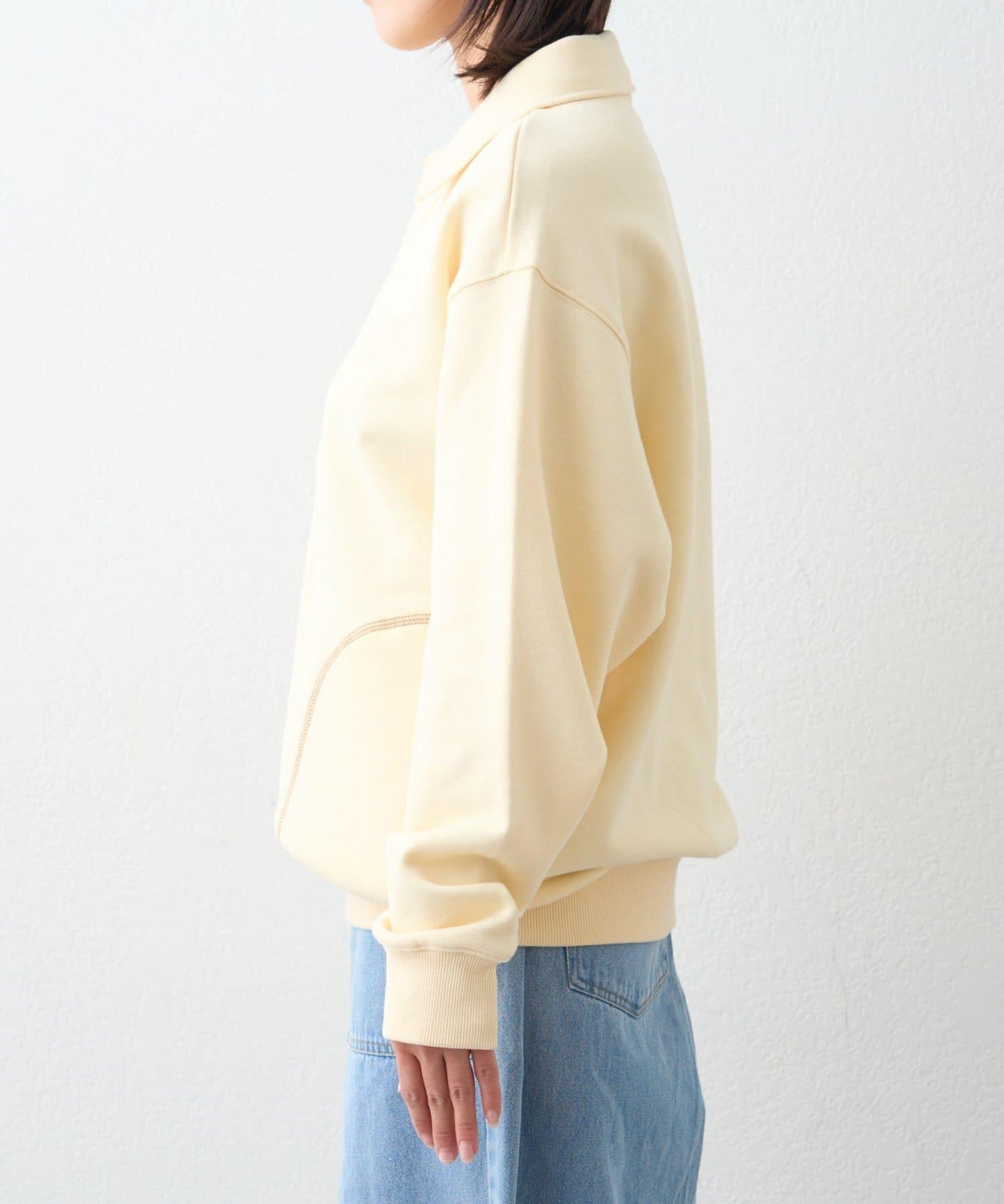 26SS展會款 UNISEX 毛圈Polo領 衛衣