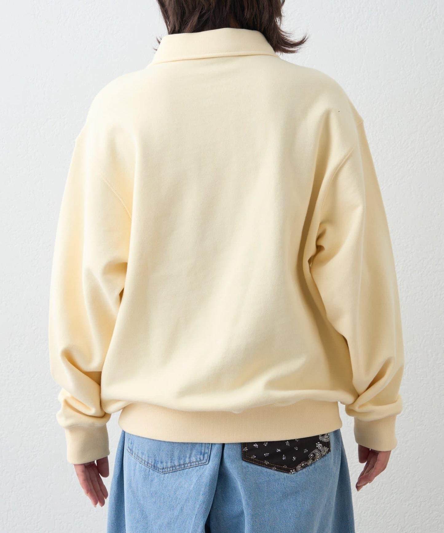 26SS展會款 UNISEX 毛圈Polo領 衛衣