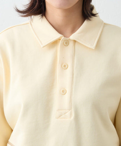 26SS展會款 UNISEX 毛圈Polo領 衛衣