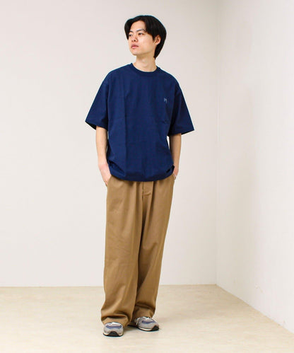 BOY刺繡 內側漸變 單點設計 短袖T恤