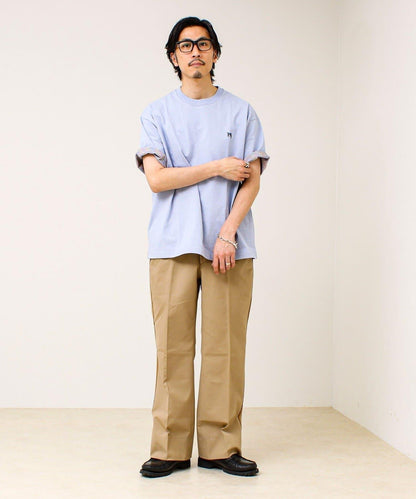 BOY刺繡 內側漸變 單點設計 短袖T恤
