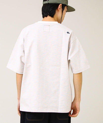 BOY刺繡 內側漸變 單點設計 短袖T恤
