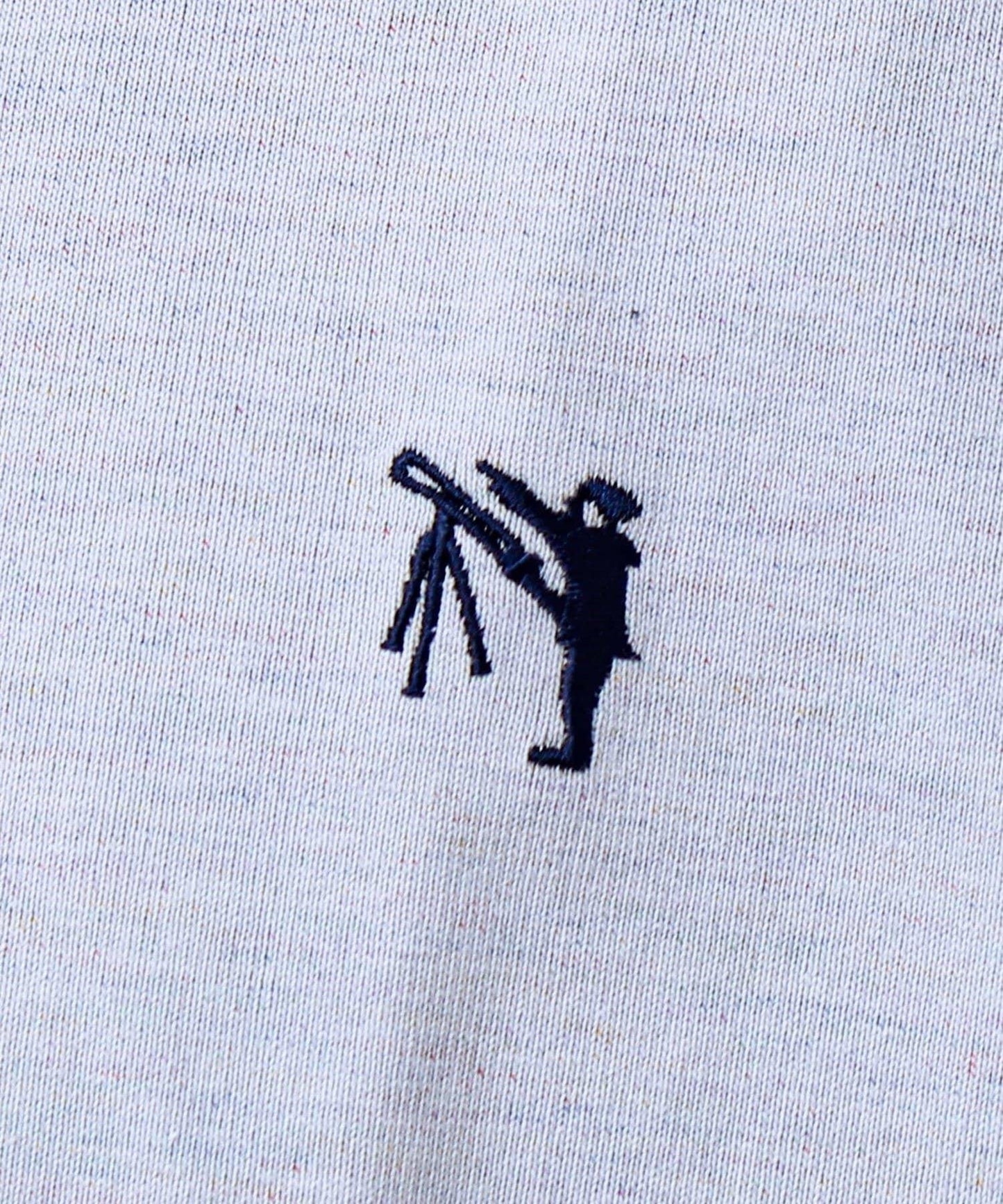 BOY刺繡 內側漸變 單點設計 短袖T恤