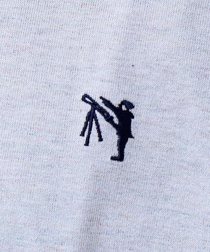 BOY刺繡 內側漸變 單點設計 短袖T恤