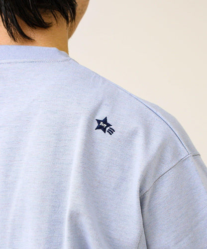 BOY刺繡 內側漸變 單點設計 短袖T恤