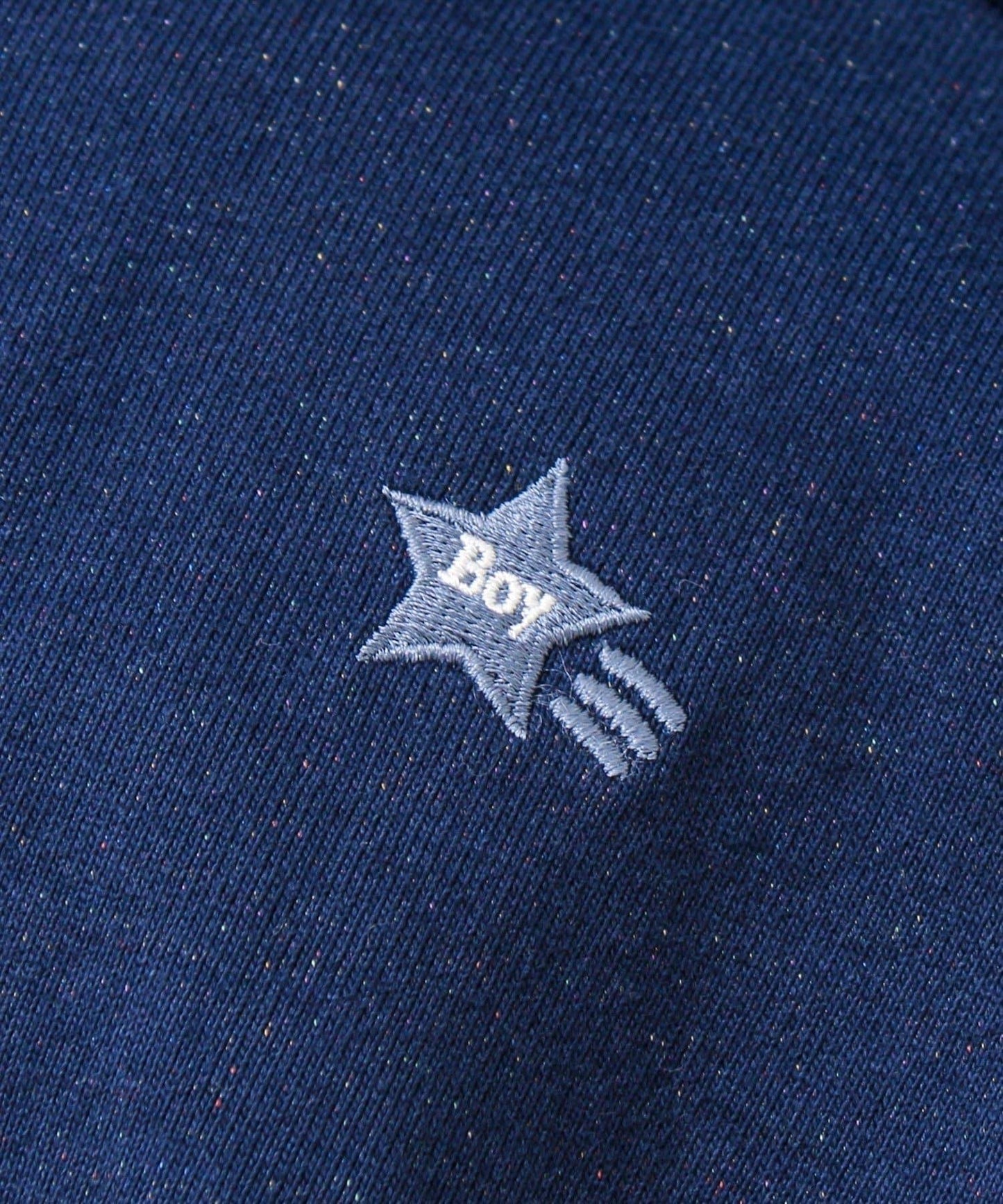 BOY刺繡 內側漸變 單點設計 短袖T恤