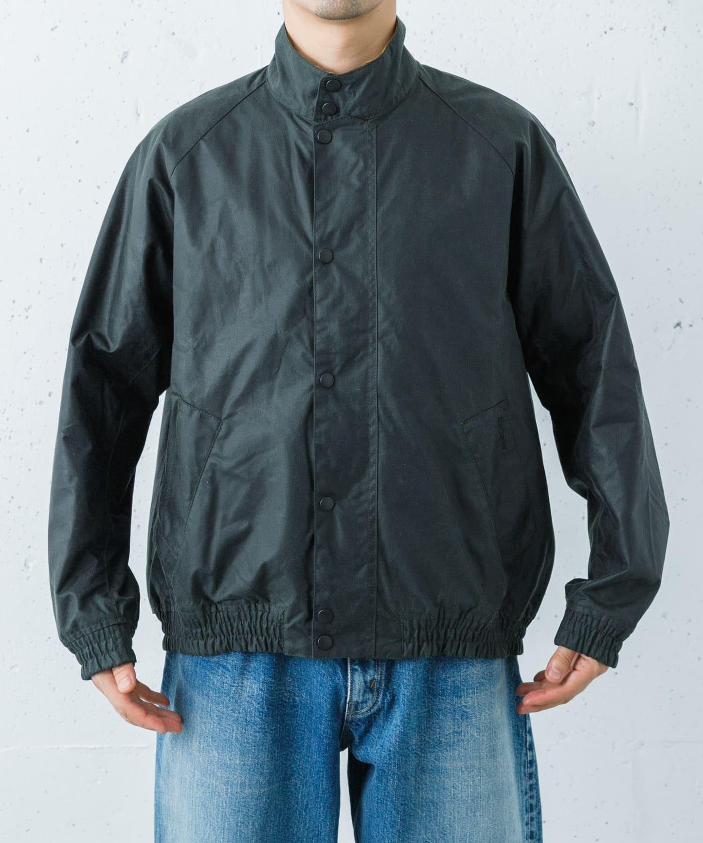 蠟質短款夾克 Barbour BLOUSON TRANSPORT WAX JACKET