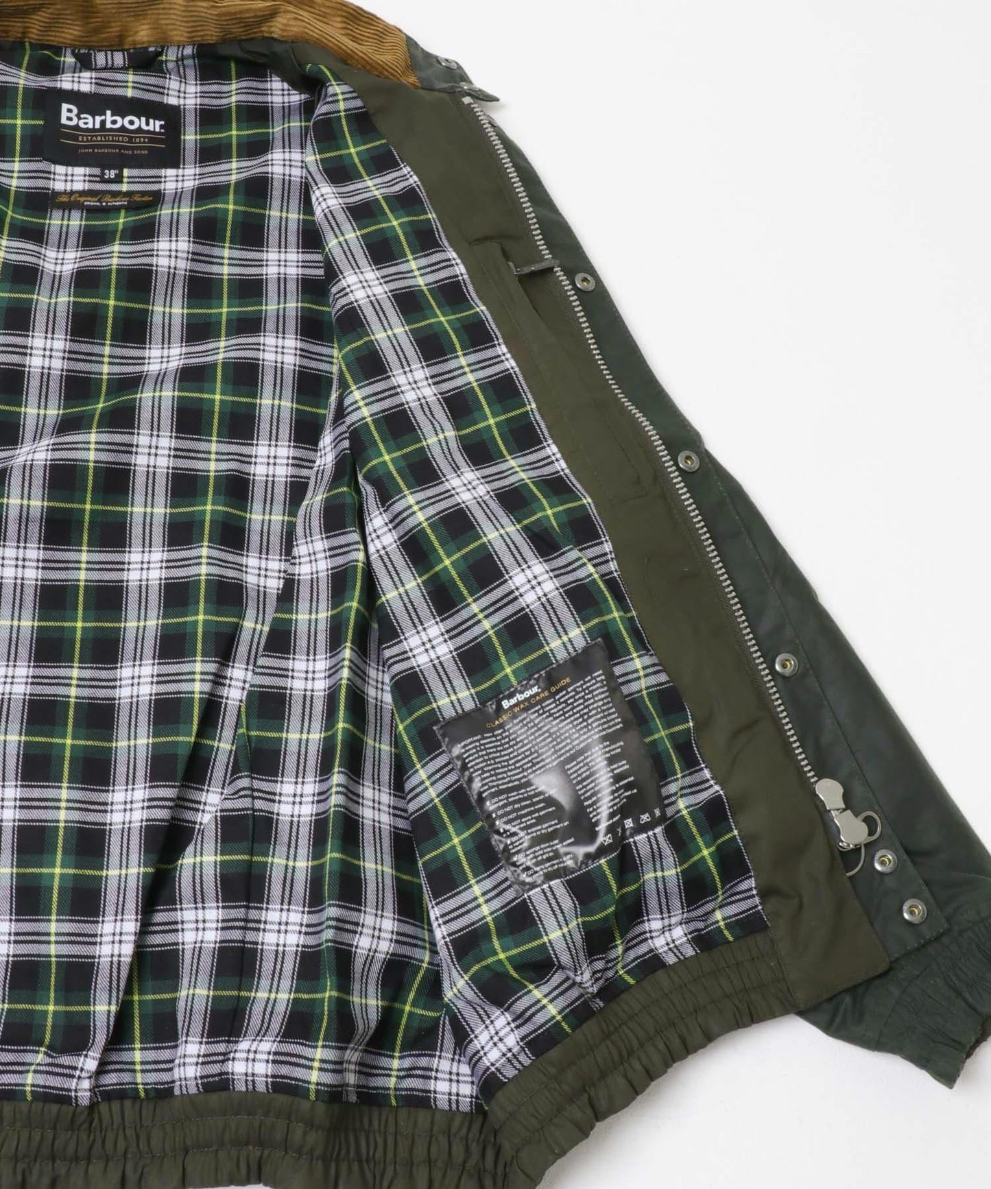 蠟質短款夾克 Barbour BLOUSON TRANSPORT WAX JACKET