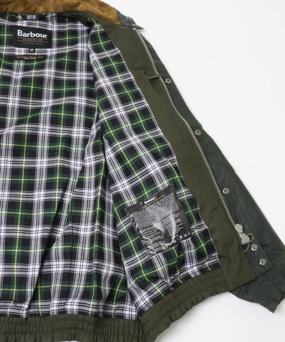 蠟質短款夾克 Barbour BLOUSON TRANSPORT WAX JACKET