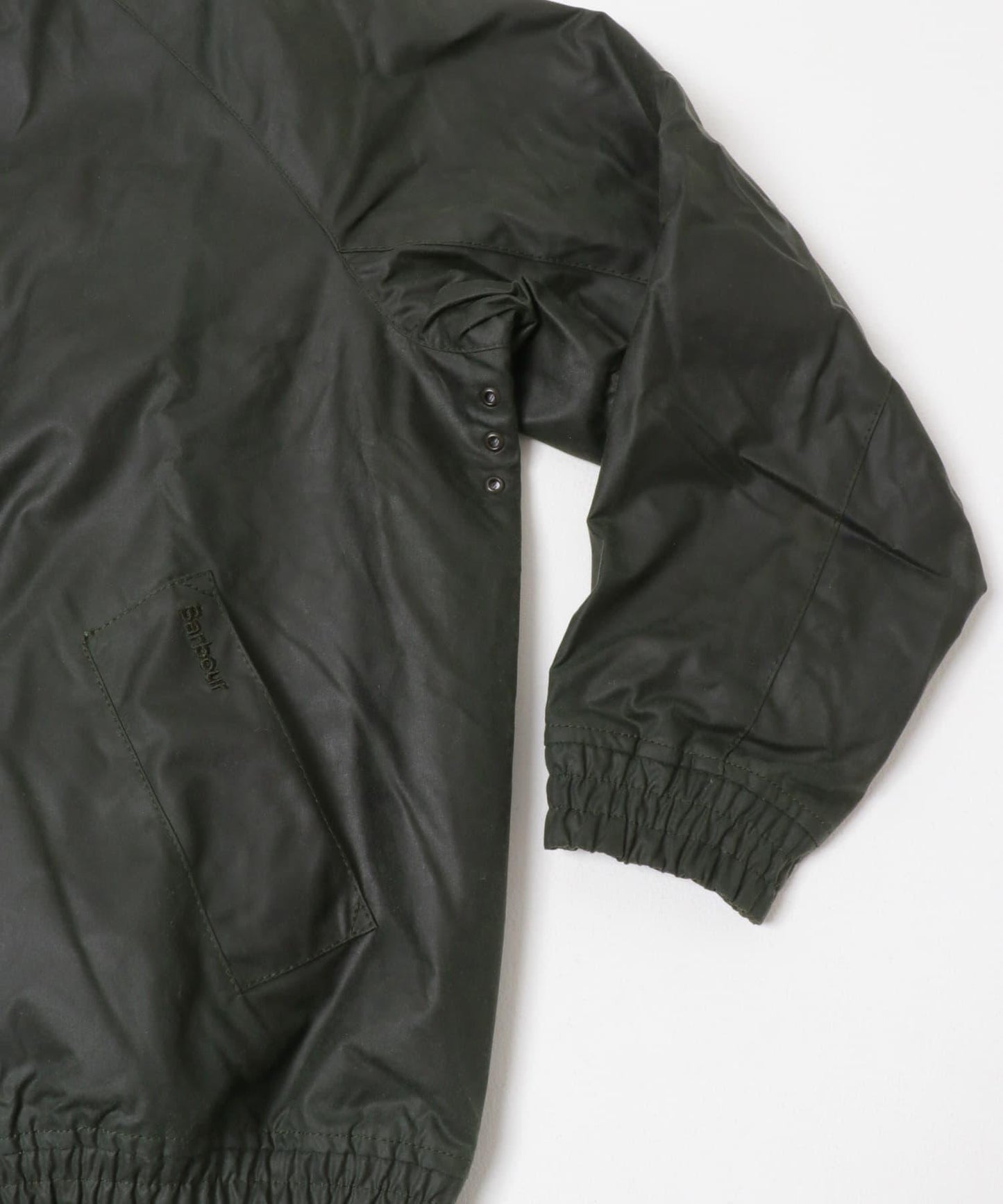 蠟質短款夾克 Barbour BLOUSON TRANSPORT WAX JACKET