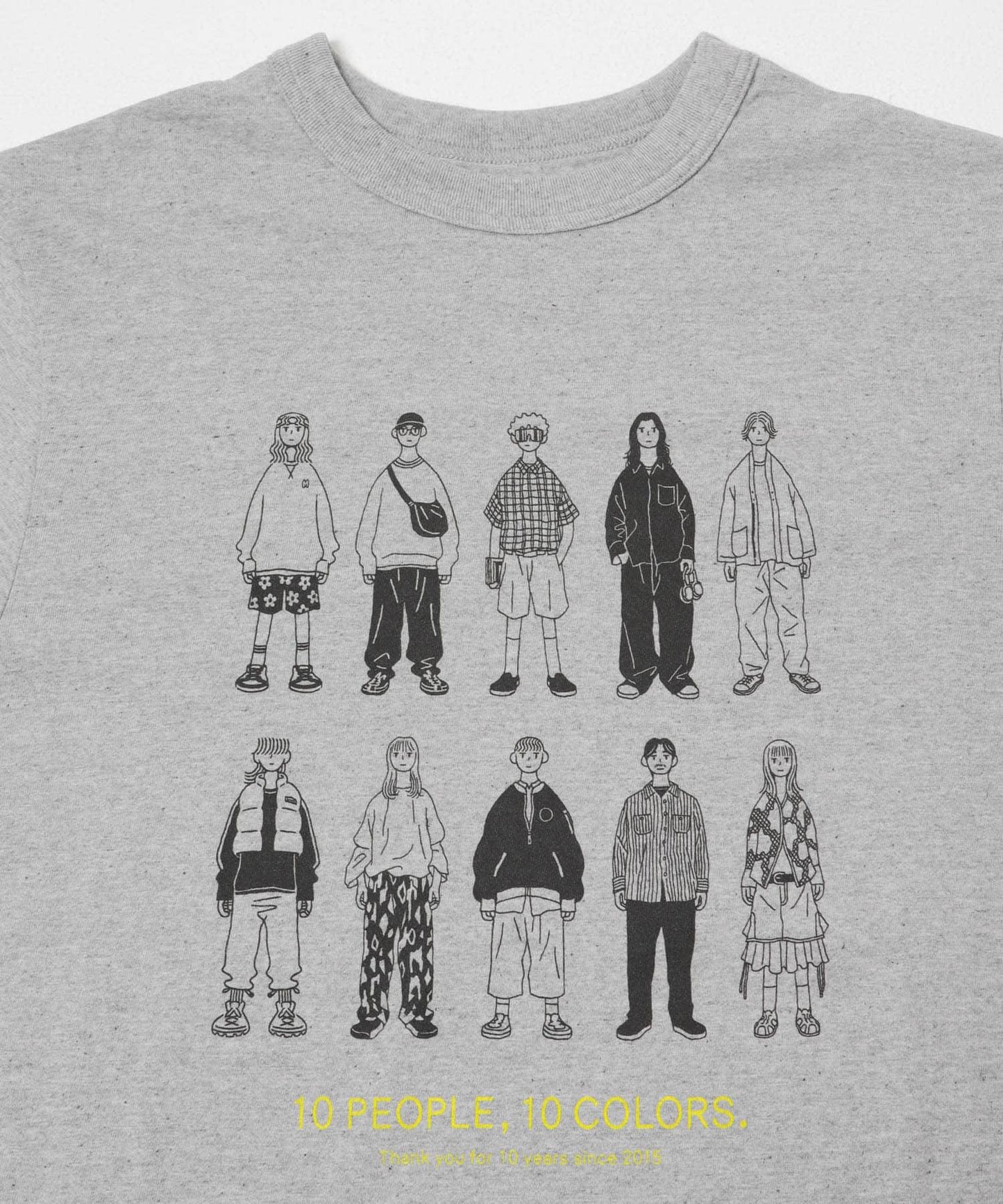 Norikazu Hatta 10PEOPLE 10COLORS T恤