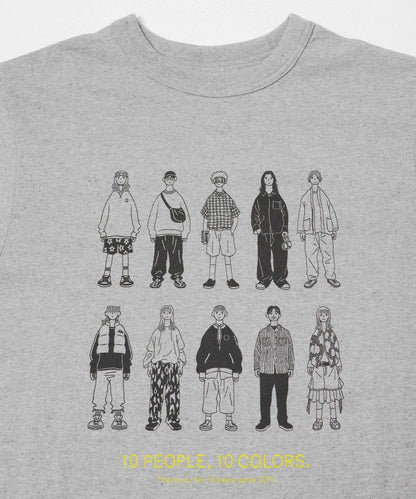 Norikazu Hatta 10PEOPLE 10COLORS T恤