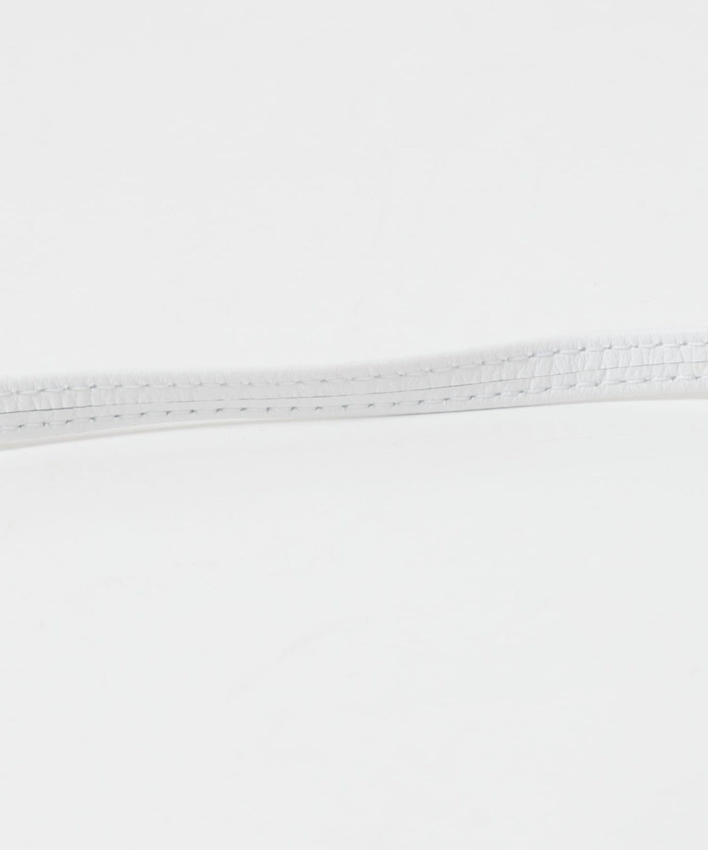 UNDECORATED LEATHER SHOELACES BELT 腰帶